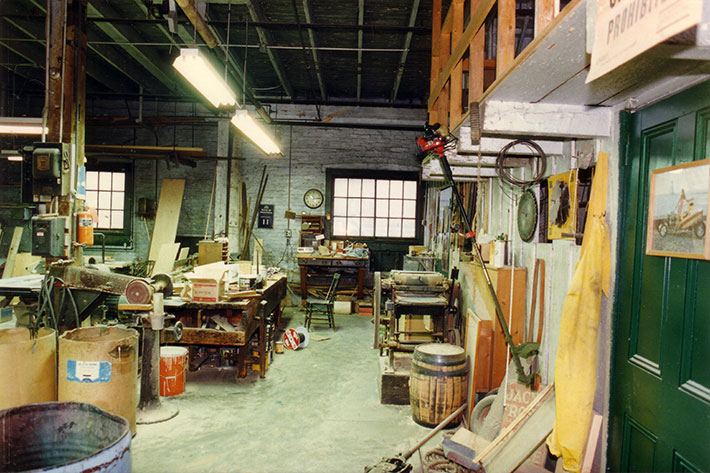 Carpentry shop 1980