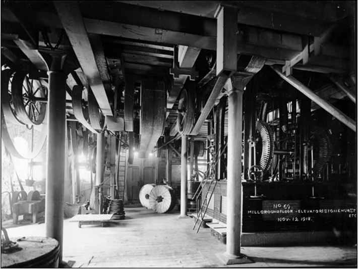 Mill machinery Floor 1918
